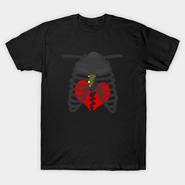 Emotional Circulatory System T-Shirt by Sociosquid